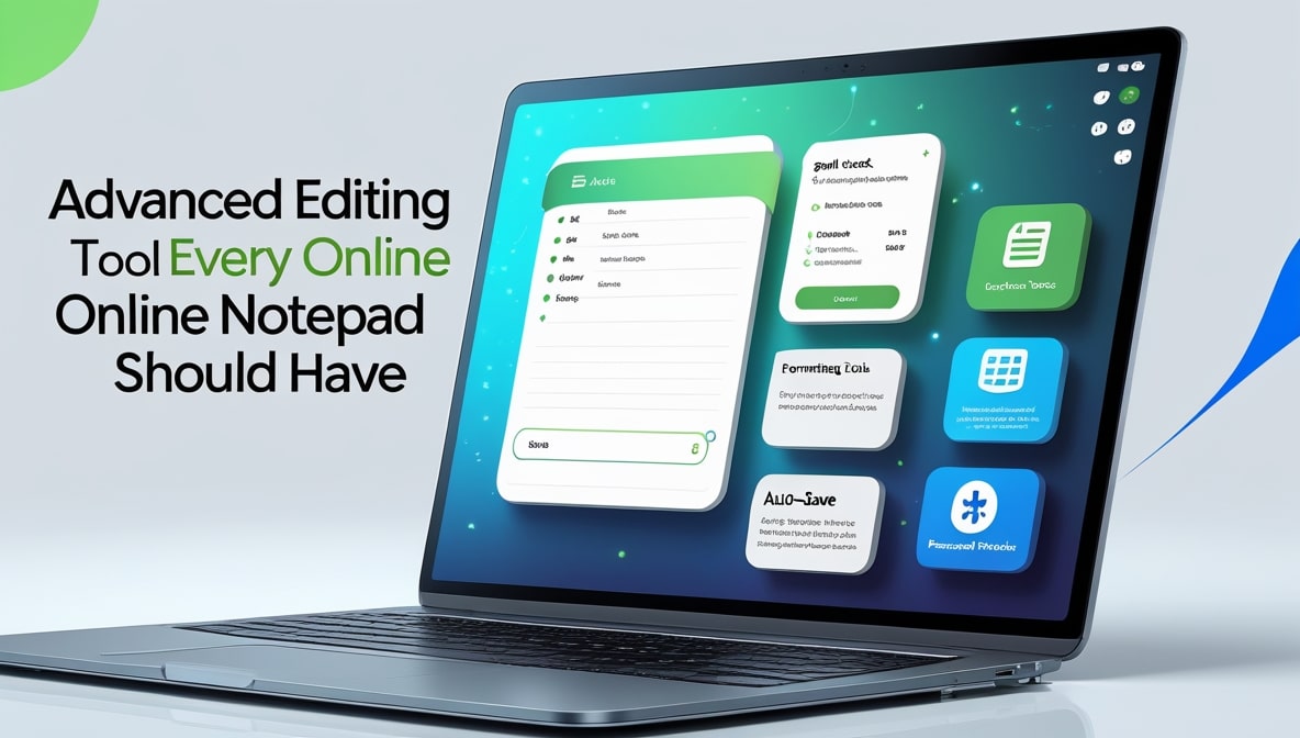 Advanced Editing Tools Every Online Notepad Should Have