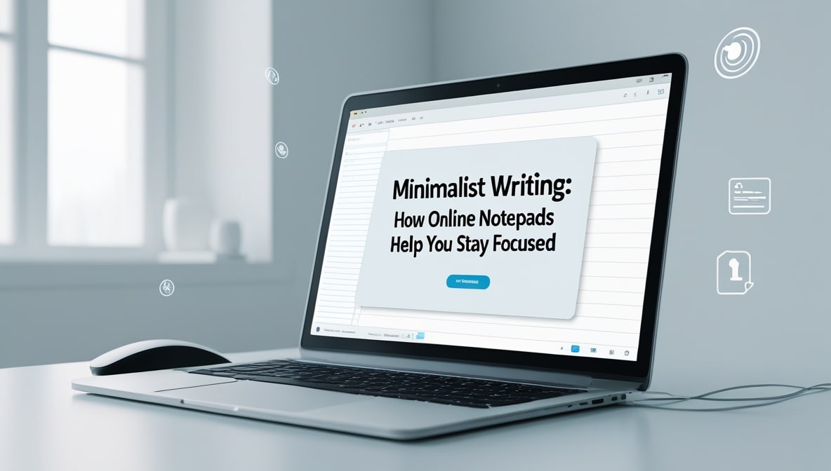 Minimalist Writing: How Online Notepads Help You Stay Focused