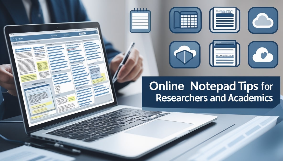 Online Notepad Tips for Researchers and Academics